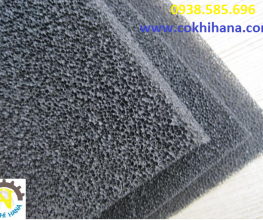 Activated carbon impregnated  foam filter 